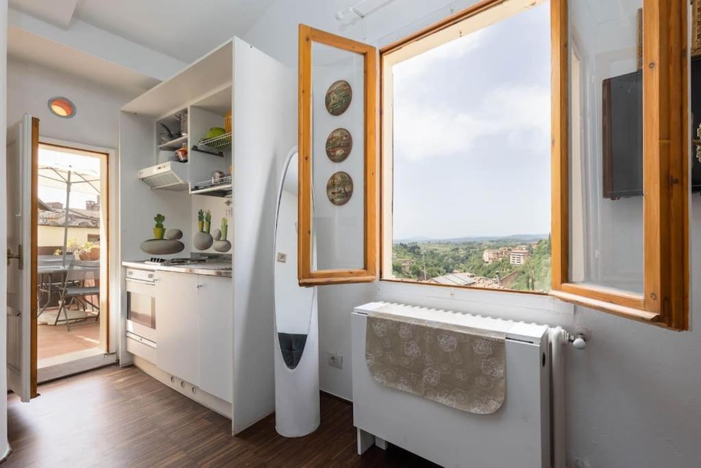 Ferienwohnung Panoramic Lovely Time Siena Exterior foto